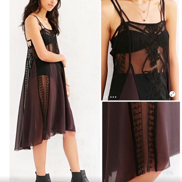 Staring at Stars Anthropologie Lace Slip Dress - Picture 3 of 6